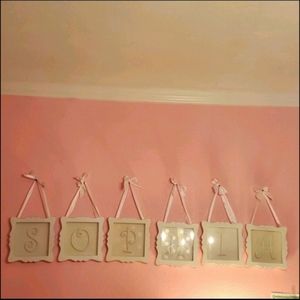 Sophia wood wall letter